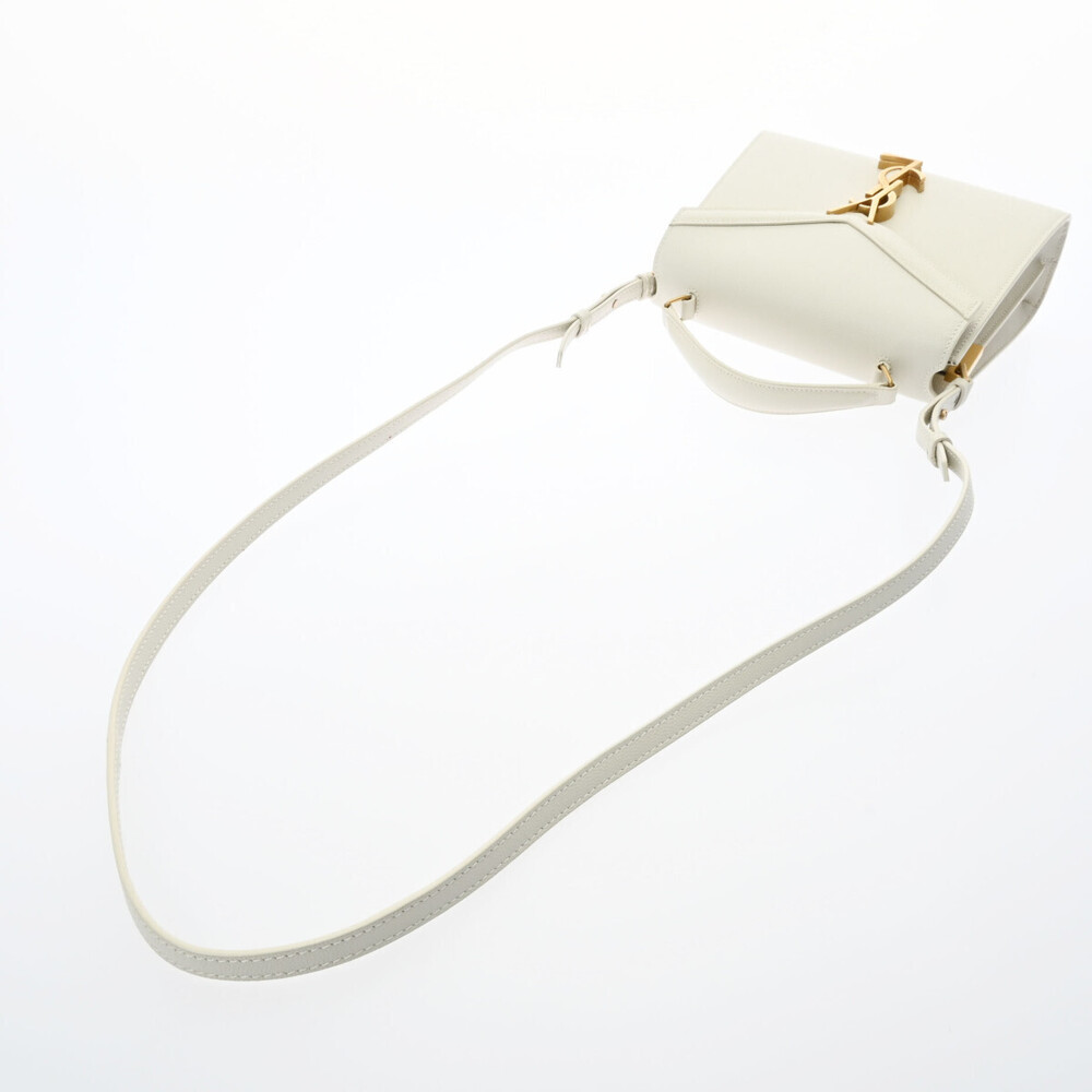 SAINT LAURENT Cassandra Shoulder Bag White Leather - Picture 3 of 11